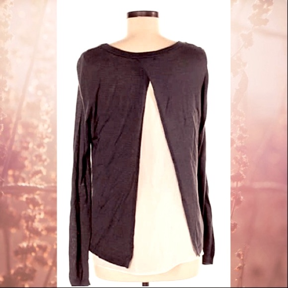 H&M Pullover Sweater with sheer back - Picture 2 of 2